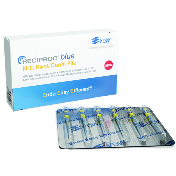 Reciproc Blue file 25 mm, R50 gul, 6 stk.