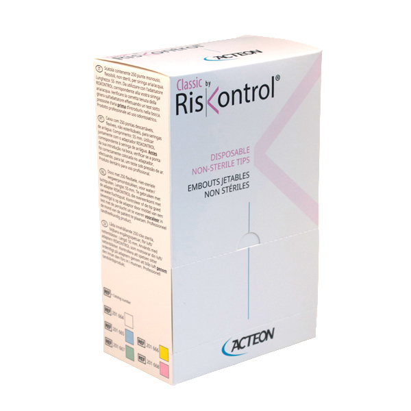 Riskontrol 3-funktionsspidser Classic blå 250 stk.