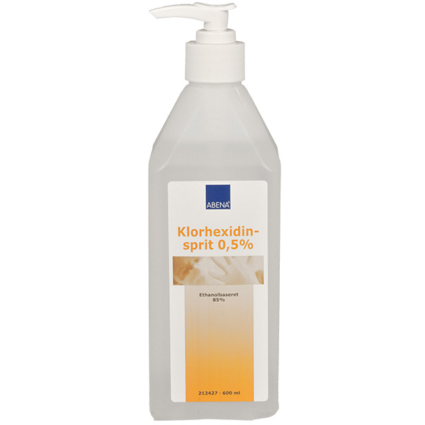 Klorhexidinsprit, klar, 0,5%, 600 ml