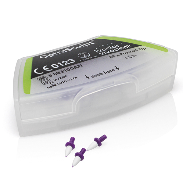 Optrasculpt NG spidser, point, 60 stk.