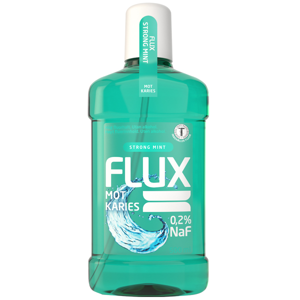 Flux Strong Mint mundskyl, 500 ml