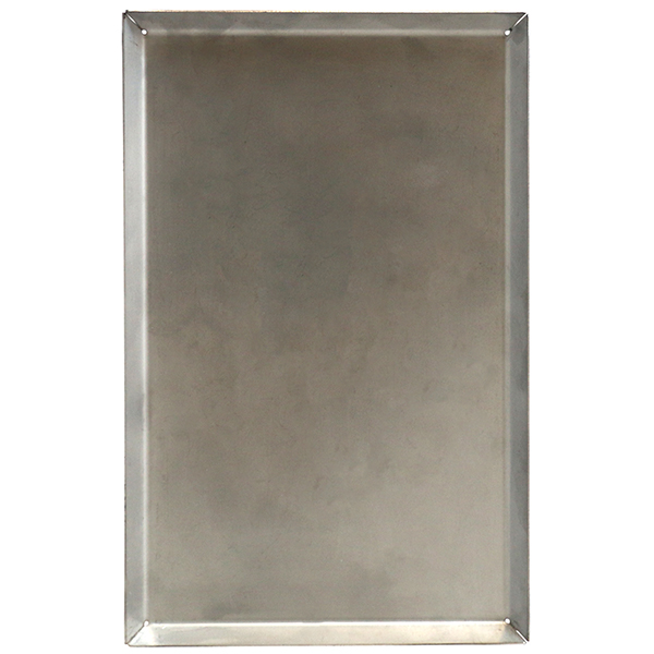 Posebakke i rustfri stål, maxi, stk.