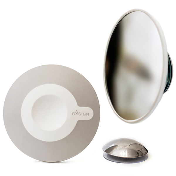 Patientspejl, magnetisk med ophæng m. sugekop, stk