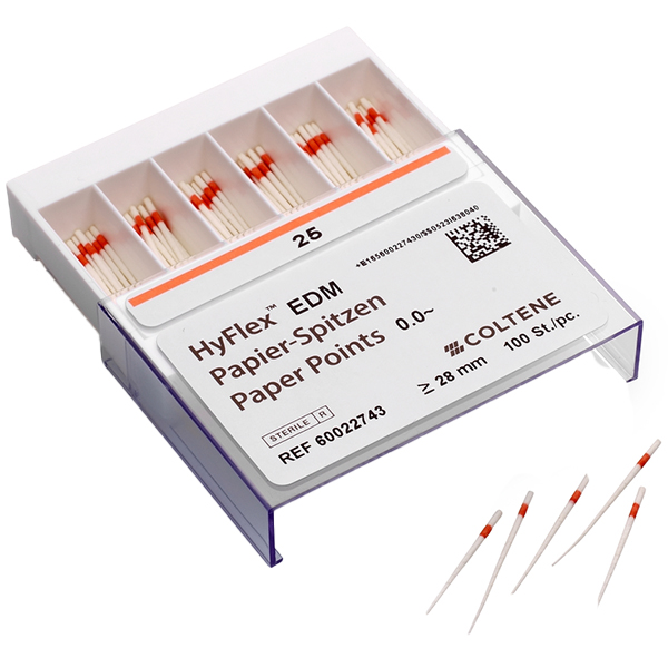 HyFlex EDM OneFile Paperpoints 25/~, 100 stk