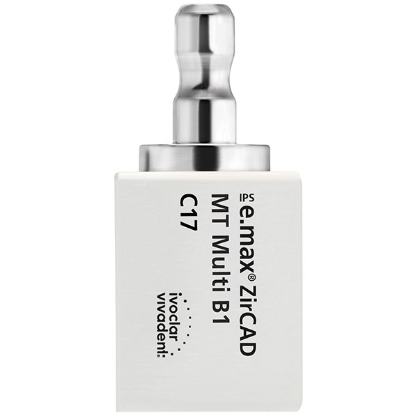 IPS e.max ZirCAD CER/inLab Multi MT B1 C17, 5 stk.