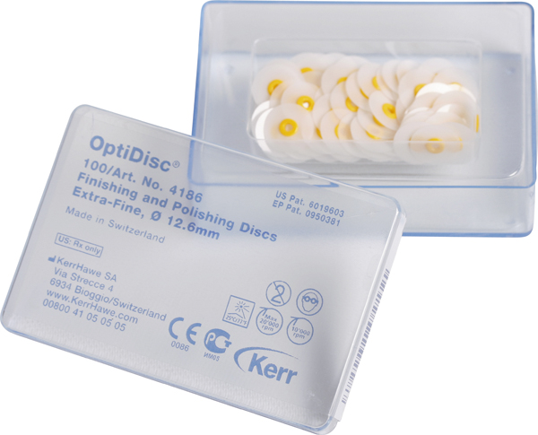 OptiDiscs 4186 x-fine 12,6 mm, 100 stk.