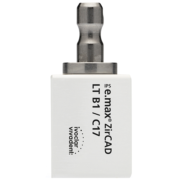 IPS e.max blokke ZirCAD CER/inLab LT B1 C17, 5 stk