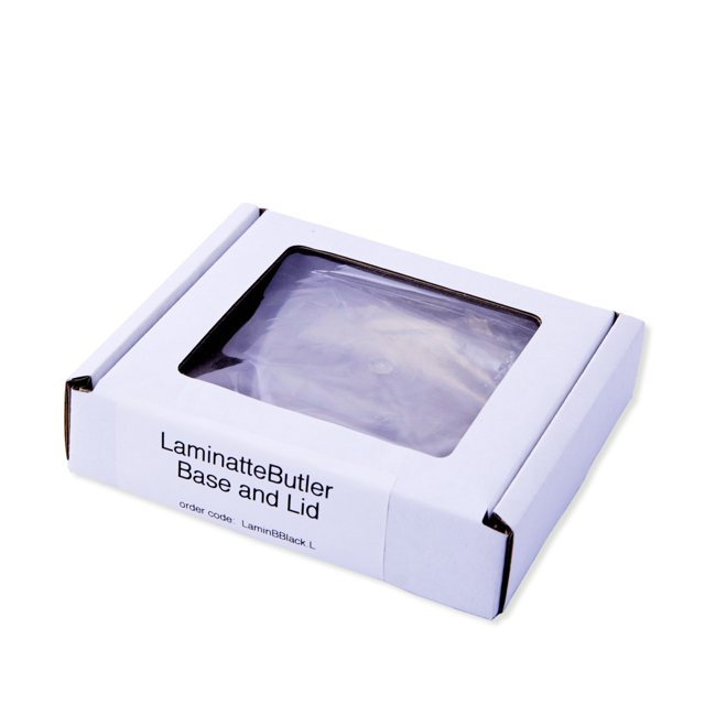 LaminateButler, sort organizer med låg