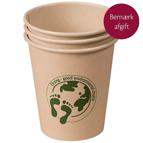 Drikkebægre Bio Cup, bambus, 210 ml, 1000 stk.