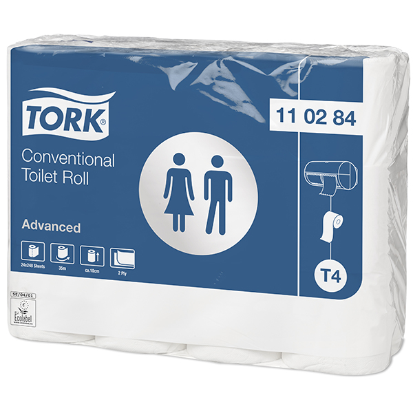 Tork T4 toiletpapir Advanced, 24 ruller