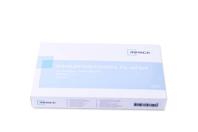 Mpack autoklaveposer m/klæb, 20 X 35 cm, 200 stk