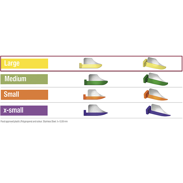 FenderWedge gul, large, 36 stk.