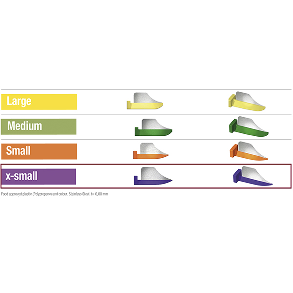 FenderWedge lilla, x-small, 36 stk.