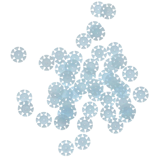 SMD Safety Memo Disk transparent 8 flige, 100 stk.