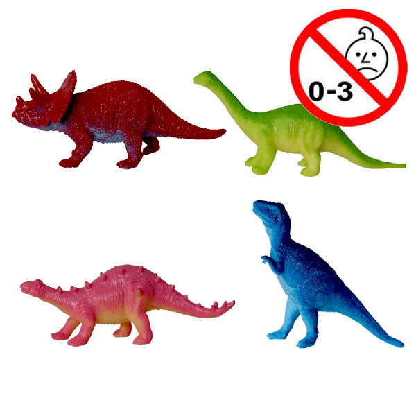 Legetøj, dinosaurer, naturtro, 144 stk.