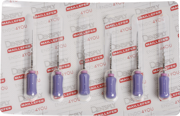 Universal ProTaper Handuse F1, gul, 25mm, 6 stk.