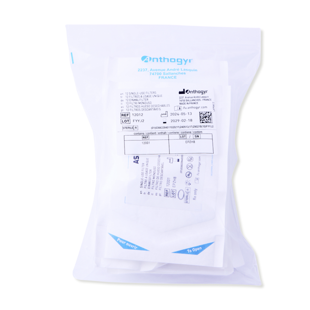 Engangsfilter t/Aspeo knoglehøster, 12 stk.