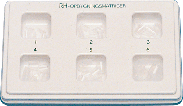 RH opbygningsmatricer sæt, 30 stk