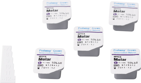 Protemp Crown Molar Lower Large, 5 stk.