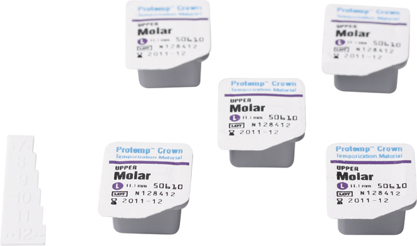 Protemp Crown Cuspid Small, 5 stk.
