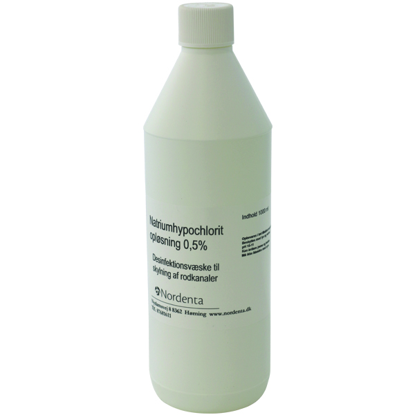 Udgået - Nordenta natriumhypochlorit 0,5%, 1 liter