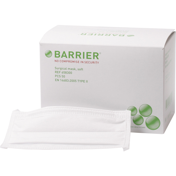 Barrier mundbind type II Special m/bændler, 60 stk