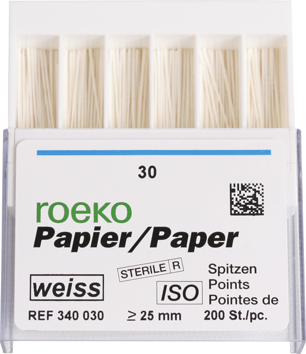 Roeko paper points hvide 030