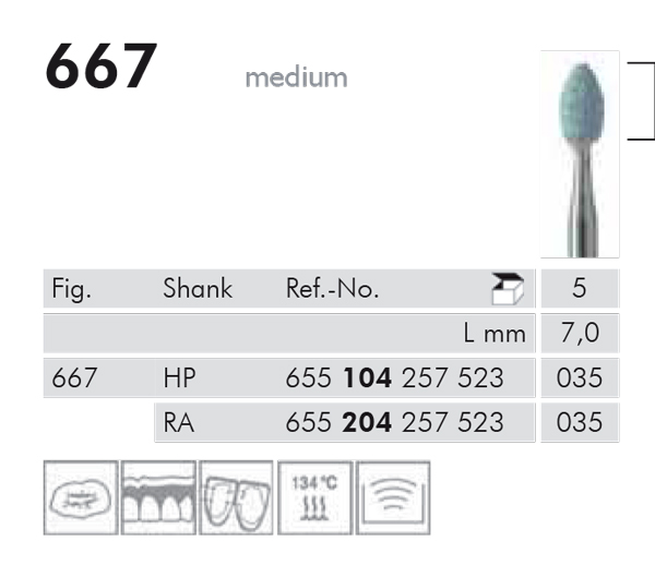 Meisinger grønne slibesten RA 667/035, 5 stk.