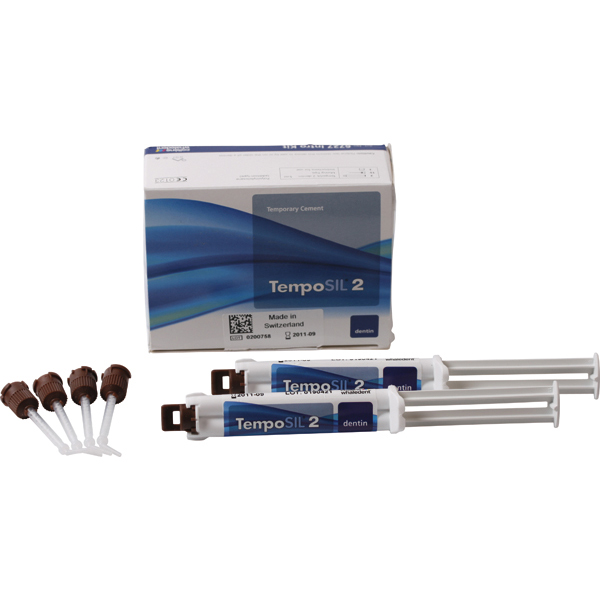 TempoSIL 2, Dentin, Intro Kit, 2 x 5 ml
