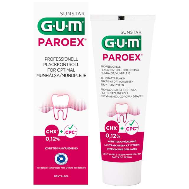 GUM Paroex gel med 0,12% CHX, 75 ml