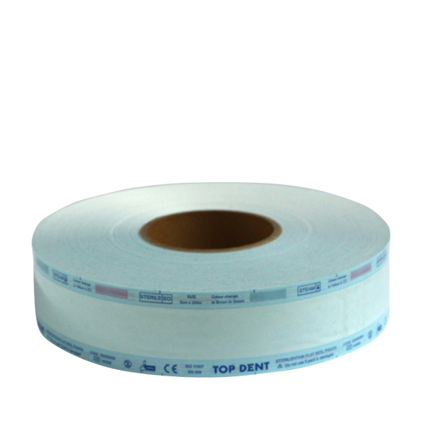 TopDent autoklavefolie i rulle, 5 cm x 200 m, stk.