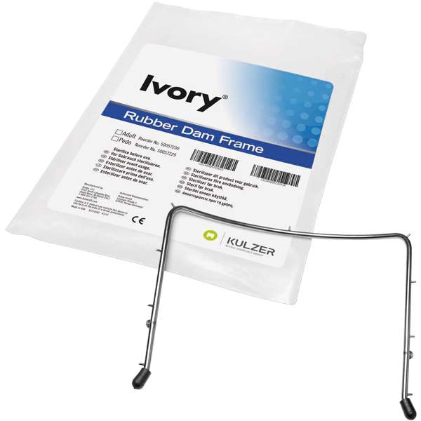 Ivory kofferdamsramme, metal, stk.