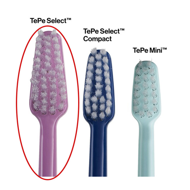TePe Select tandbørster, x-soft, cellofan,100 stk.