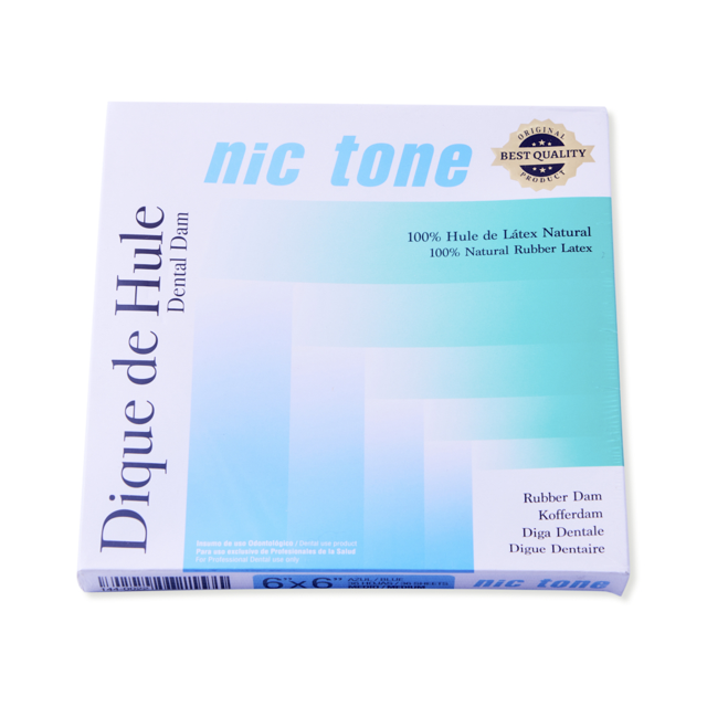 Nic Tone kofferdam, blå, medium, 36 stk.