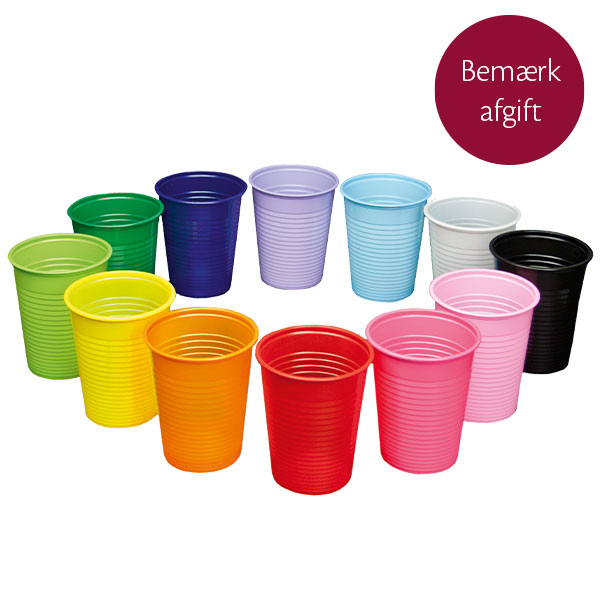 Monoart bægre 180 ml rosa, 3000 stk.