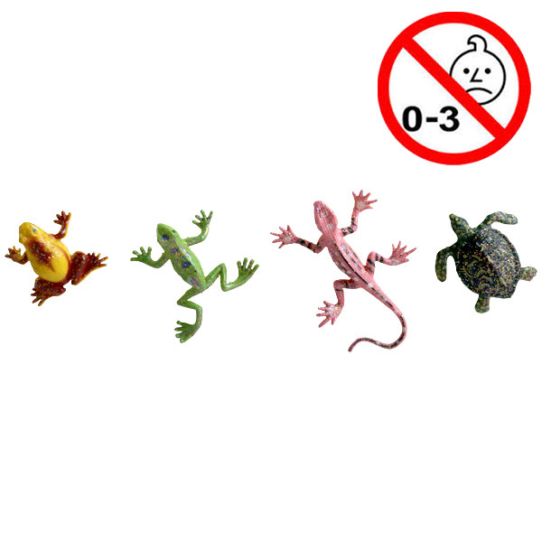 Legetøj, glitterdyr, 96 stk.