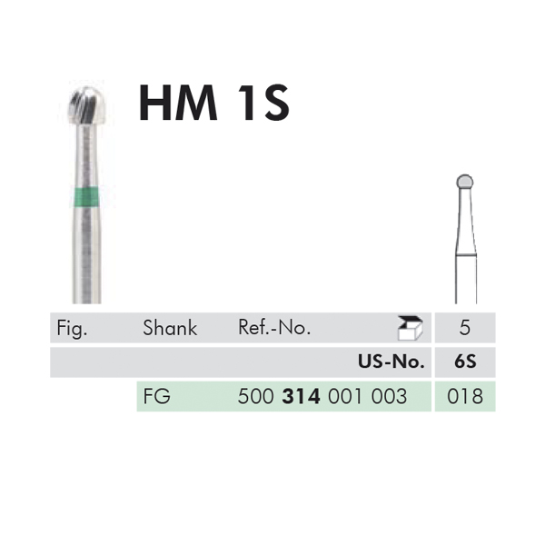 Meisinger HM rosenbor FG 1S/018, grøn, 5 stk.