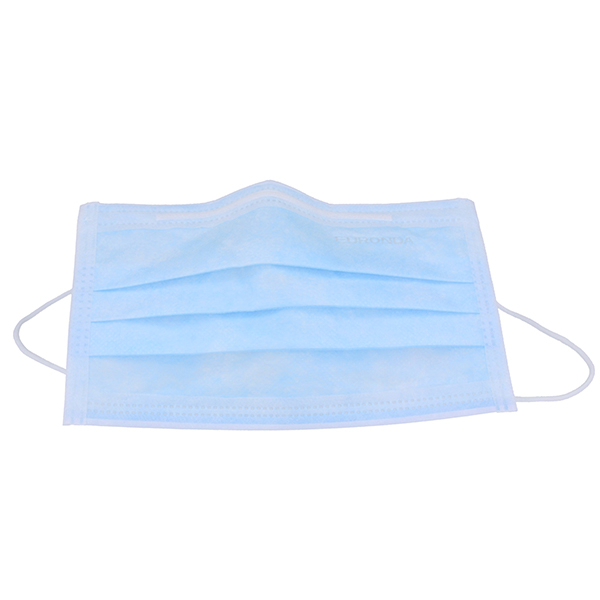 Monoart mundbind type II m/elastik, blå, 50 stk.