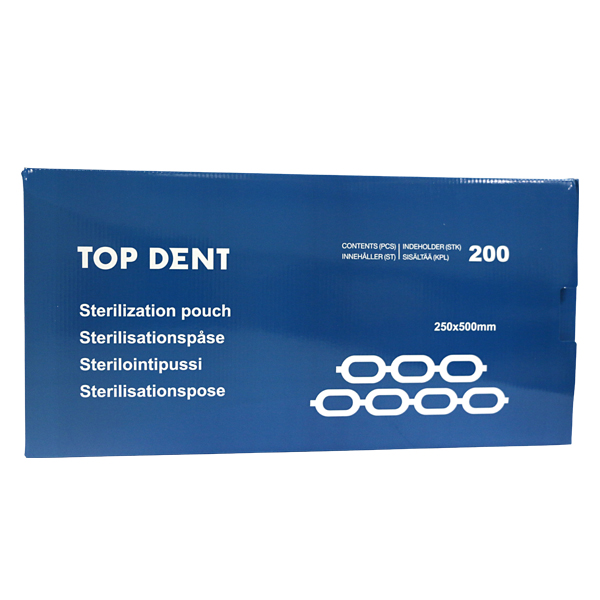 TopDent autoklaveposer, 25 x 50 cm, 200 stk.