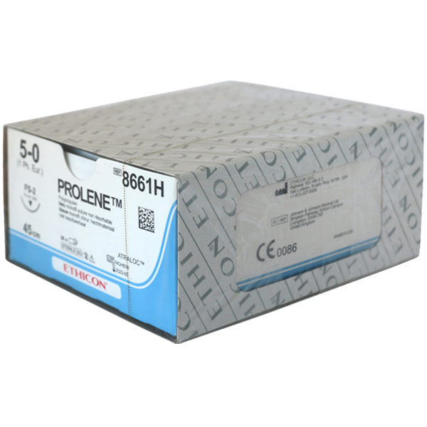 Ethicon Prolene sutur 8661H  5-0 FS2,  36 stk.