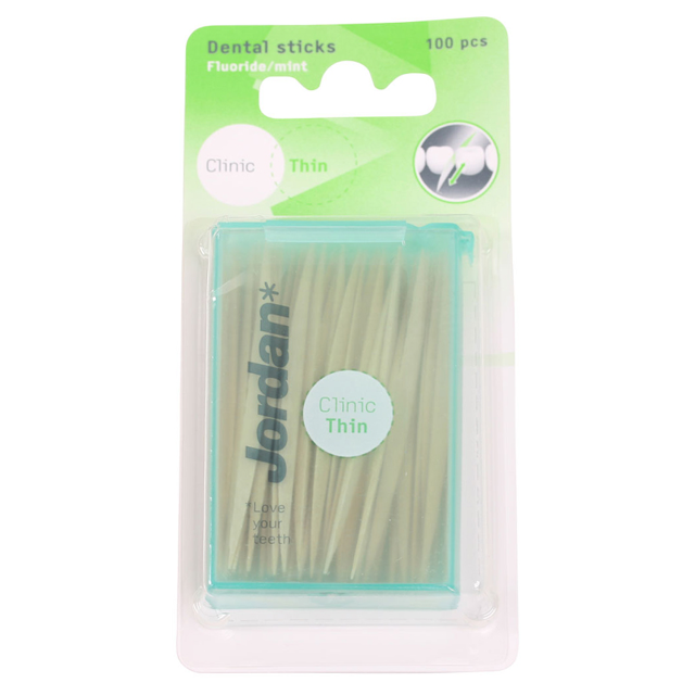 Jordan tandstikkere,  tynd, 12 x 100 stk.