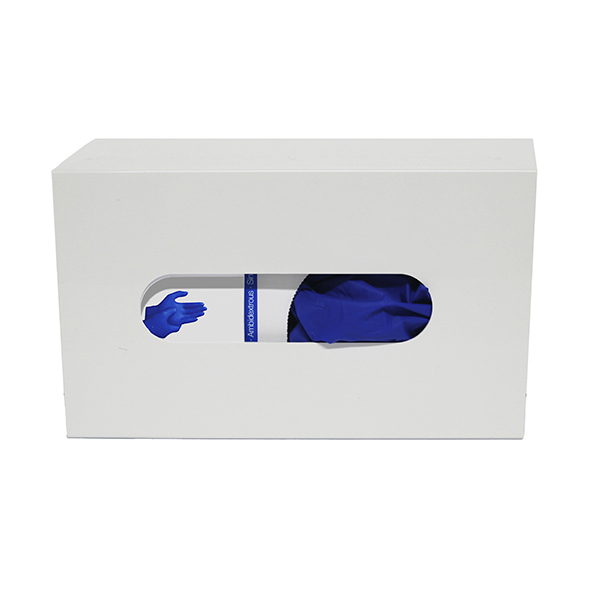 Handskedispenser i plast, hvid, stor model