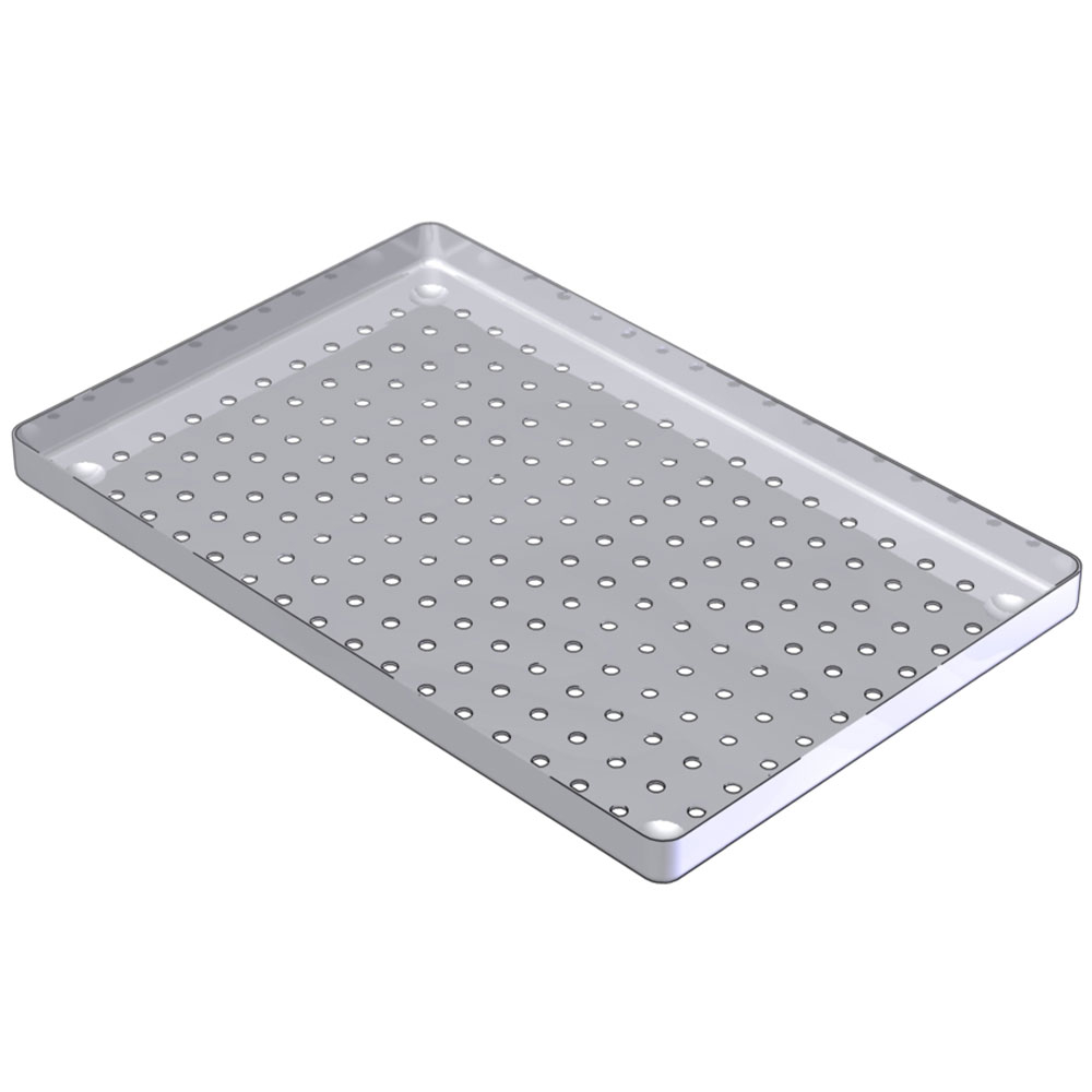 Nichrominox bakke rustfrit stål 1/1 str. perf.