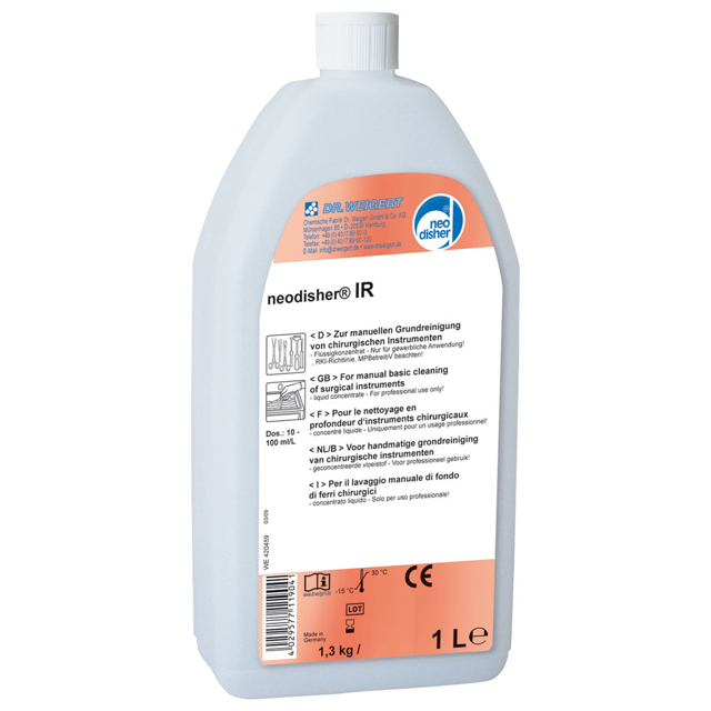 Neodisher IR rustfjerner t/instrumenter, 1 liter