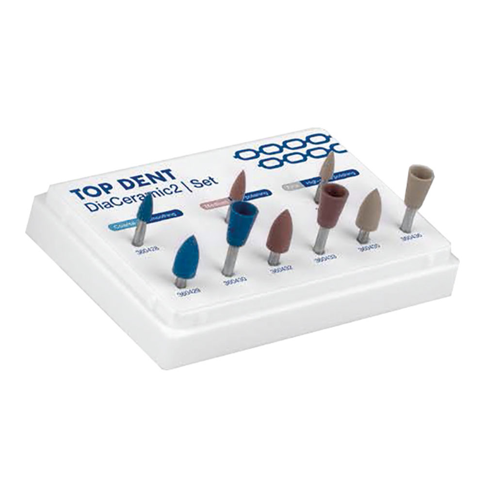 TopDent Diaceramic2, sortiment med 9 stk.