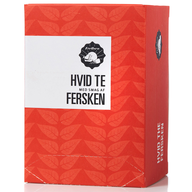 Frellsen hvid te, Fersken, 20 breve
