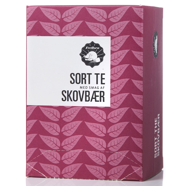 Frellsen sort te, Skovbær, 20 breve