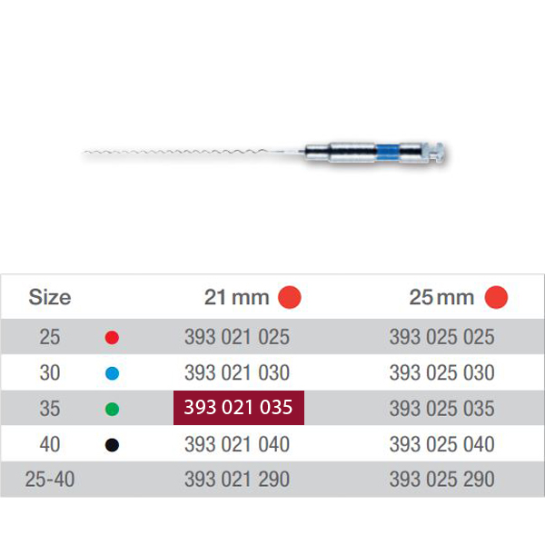 VDW rodspiraler 21 mm nr. 35, grøn, 4 stk.