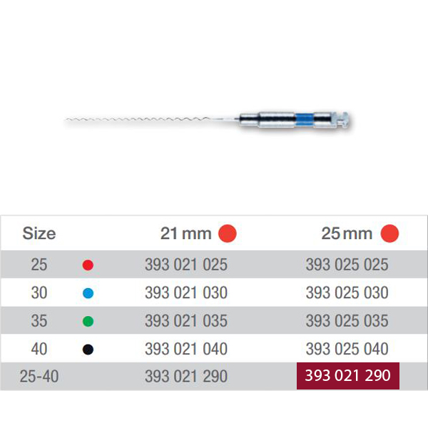 VDW rodspiraler 25 mm nr. 25-40, 4 stk.