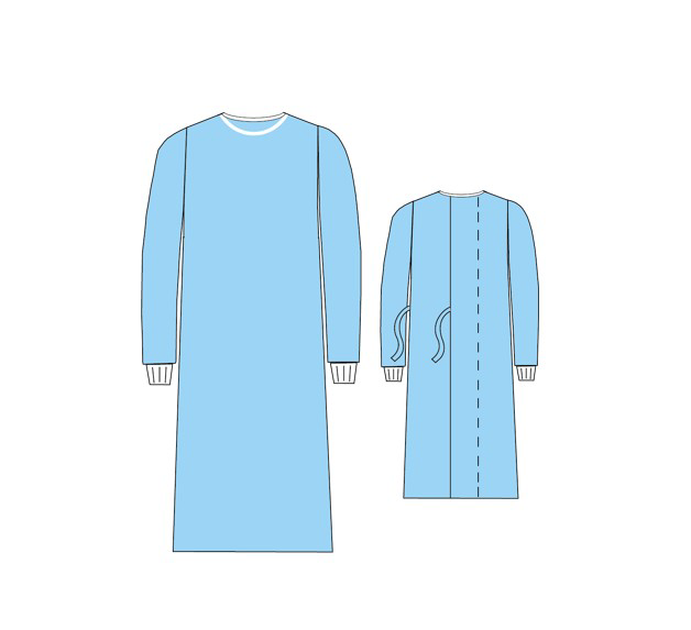 OP-kittel Classic L m/2 håndklæder, stk